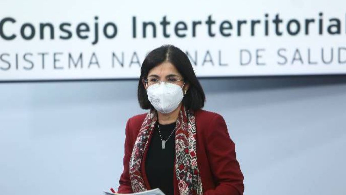 La ministra de Sanidad, Carolina Darias.