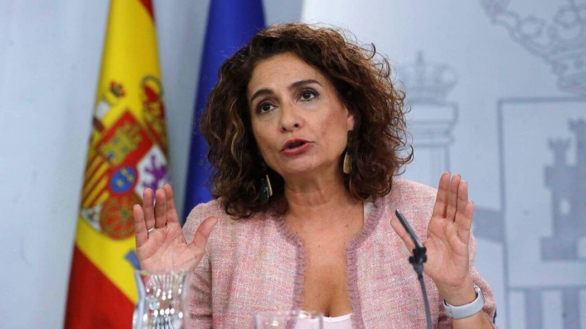 La ministra de Hacienda, María Jesús Montero