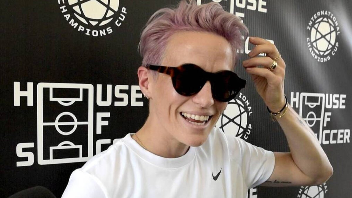 Megan Rapinoe, una de las mejores futbolistas de la historia.