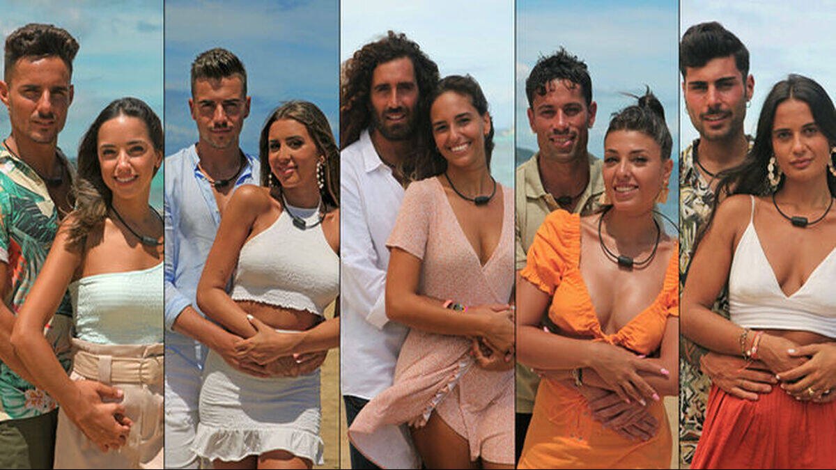 Parejas participantes en la última edición del reality