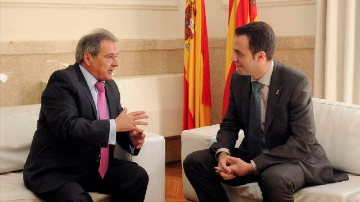 Javier Berasaluce con Alfonso Rus