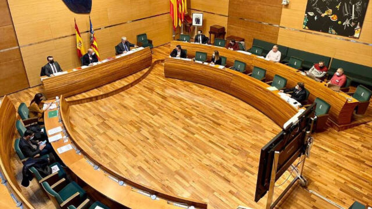 Pleno de la Diputación.