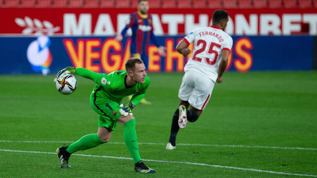 Ter Stegen, el portero del Barça, es uno de los jugadores más valorados de la plantilla blaugrana.