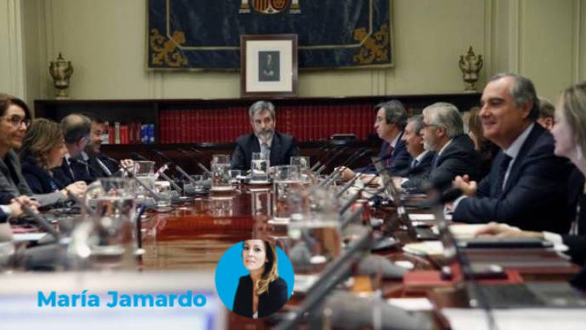 El pleno del CGPJ.