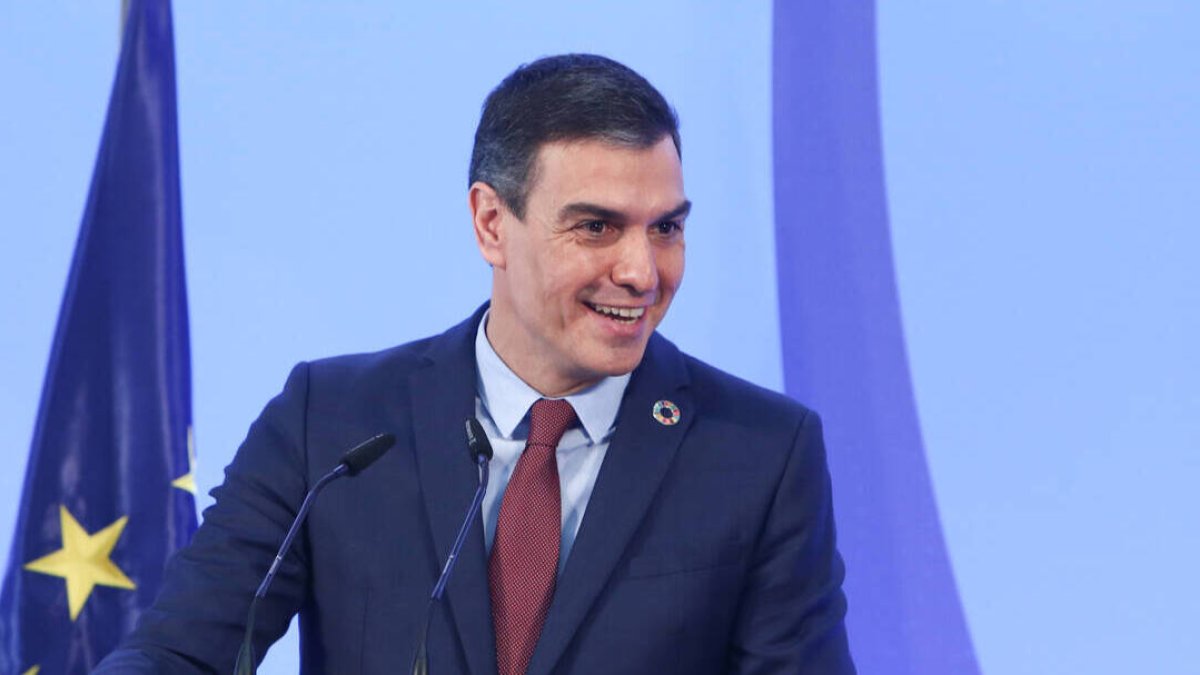El presidente del Gobierno, Pedro Sánchez