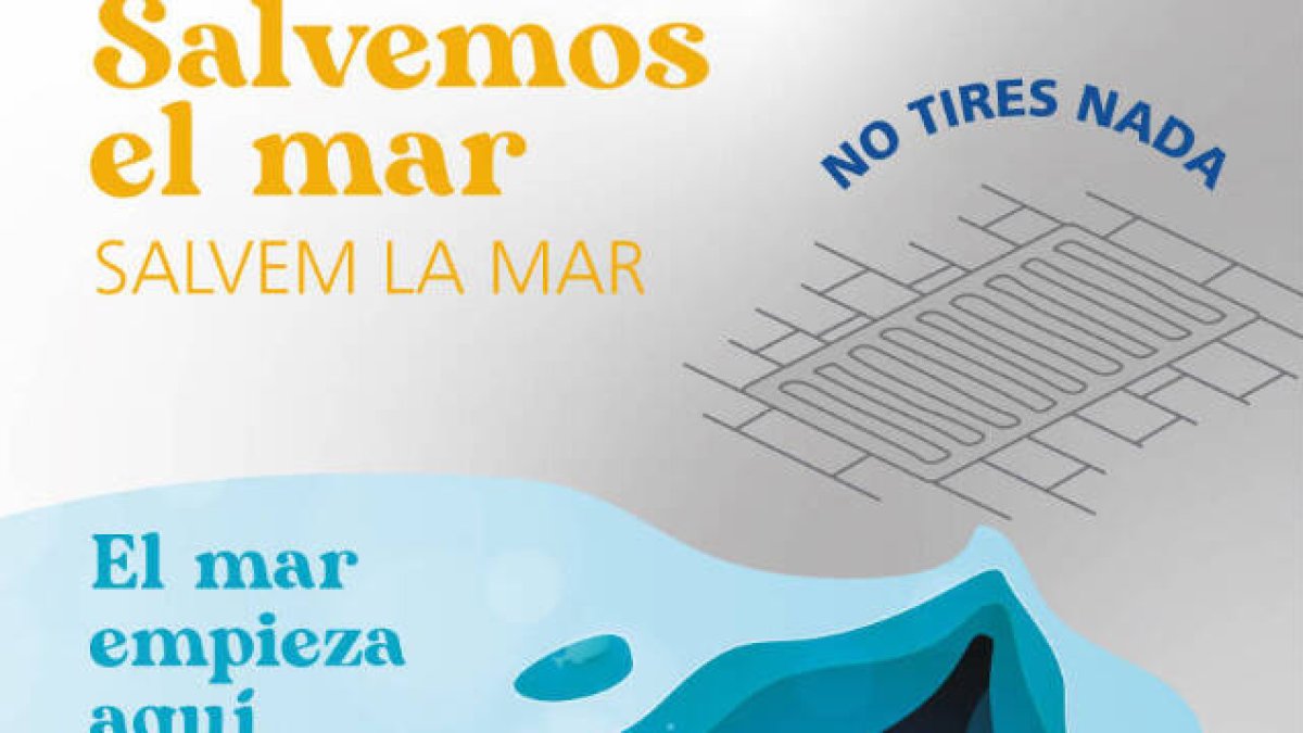 Cartel de la campaña “El Mar empieza aquí”