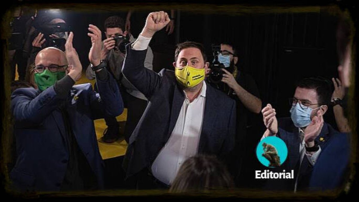 Junqueras, entre Aragonés y Romeva este viernes