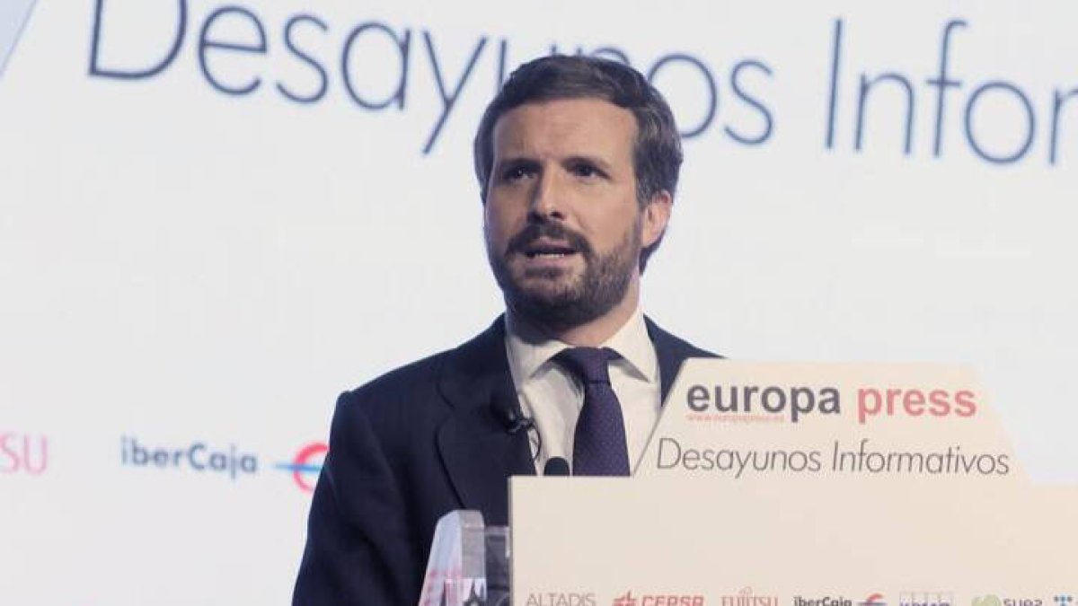 Pablo Casado, líder del PP