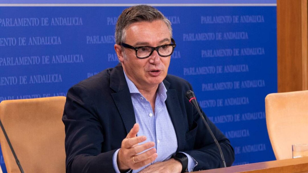 Manuel Gavira, portavoz de Vox en el parlamento.