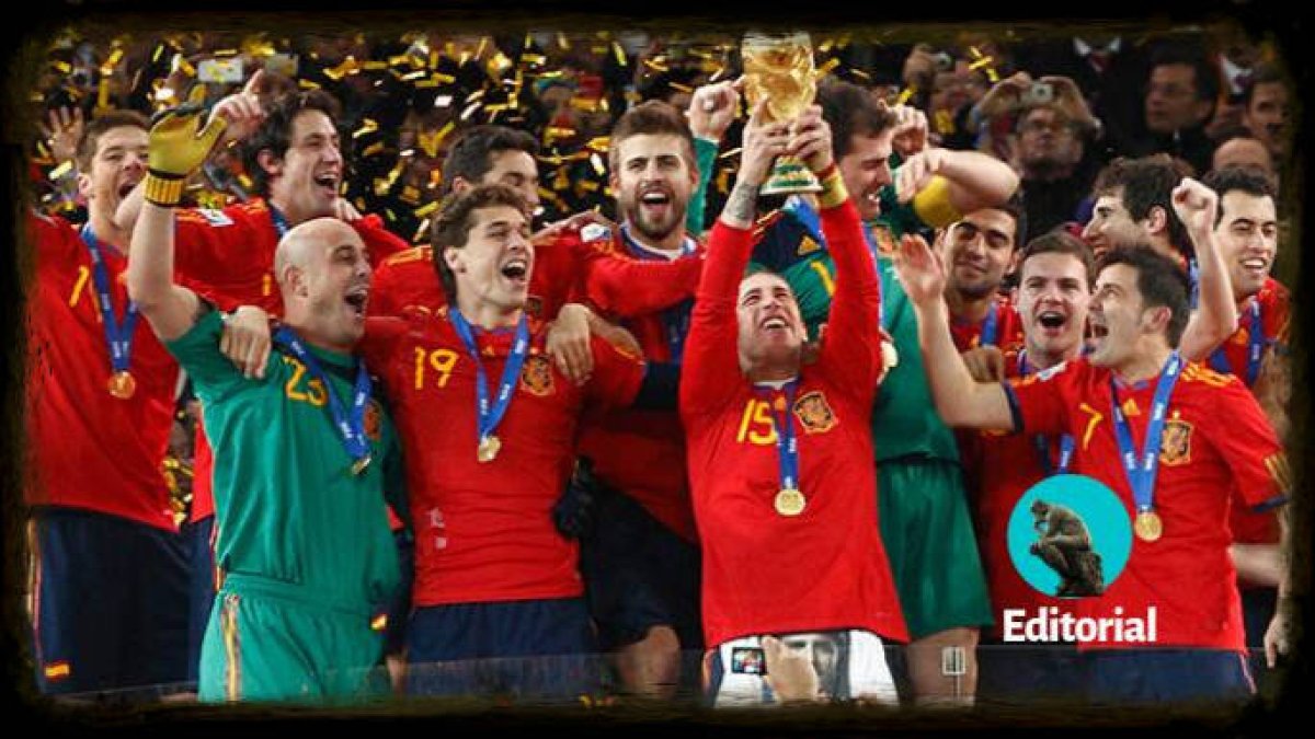 La Selección Española, cuando ganó el Mundial de Sudáfrica