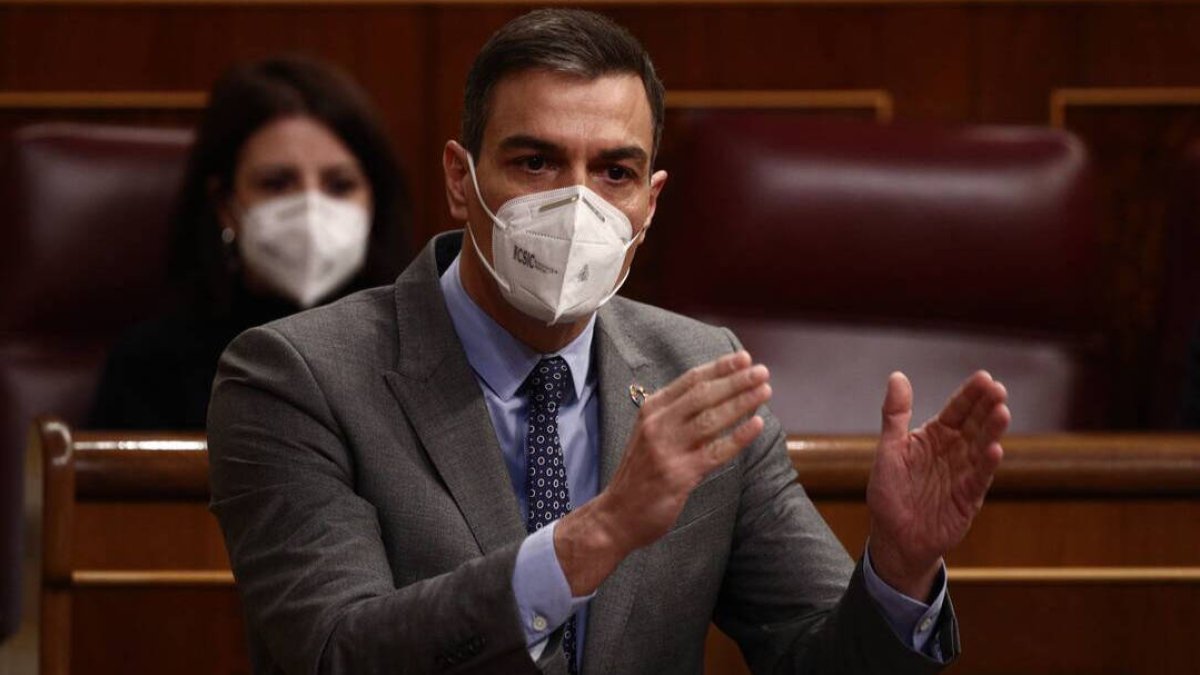 Pedro Sánchez el miércoles en el Congreso.