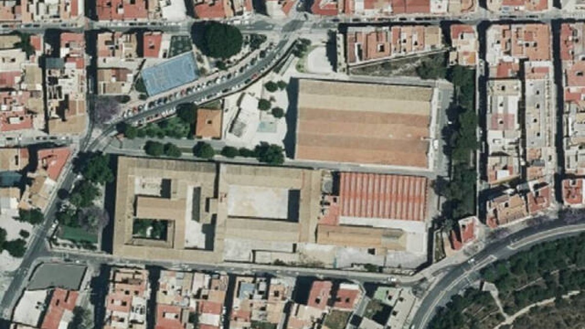 Vista aérea del complejo Las Cigarreras