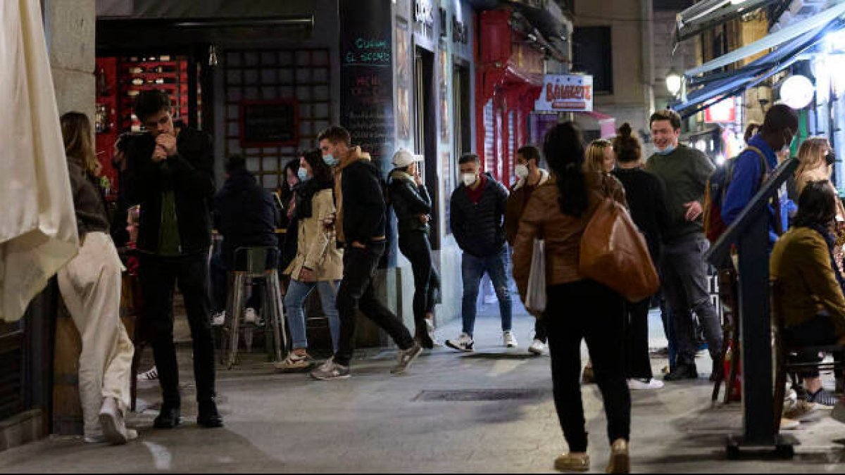 Ambiente en la zona centro de Madrid