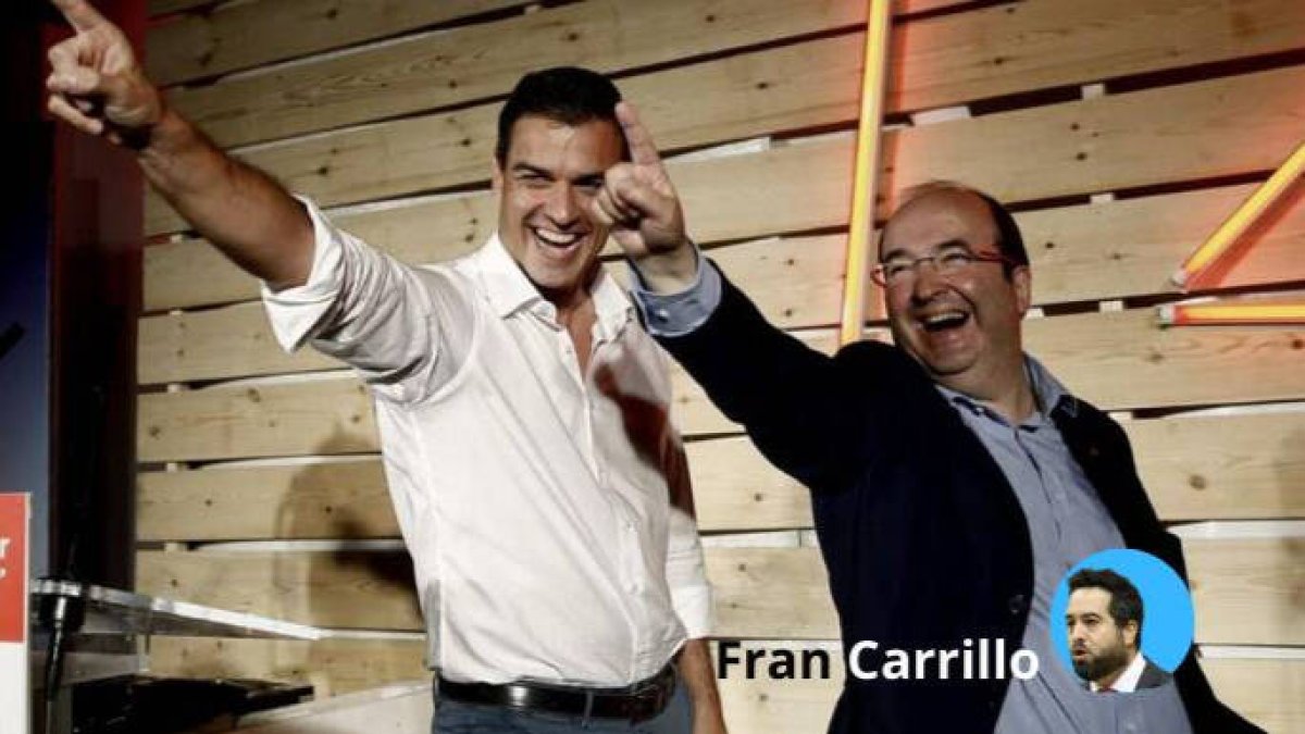 Pedro Sánchez y Miquel Iceta