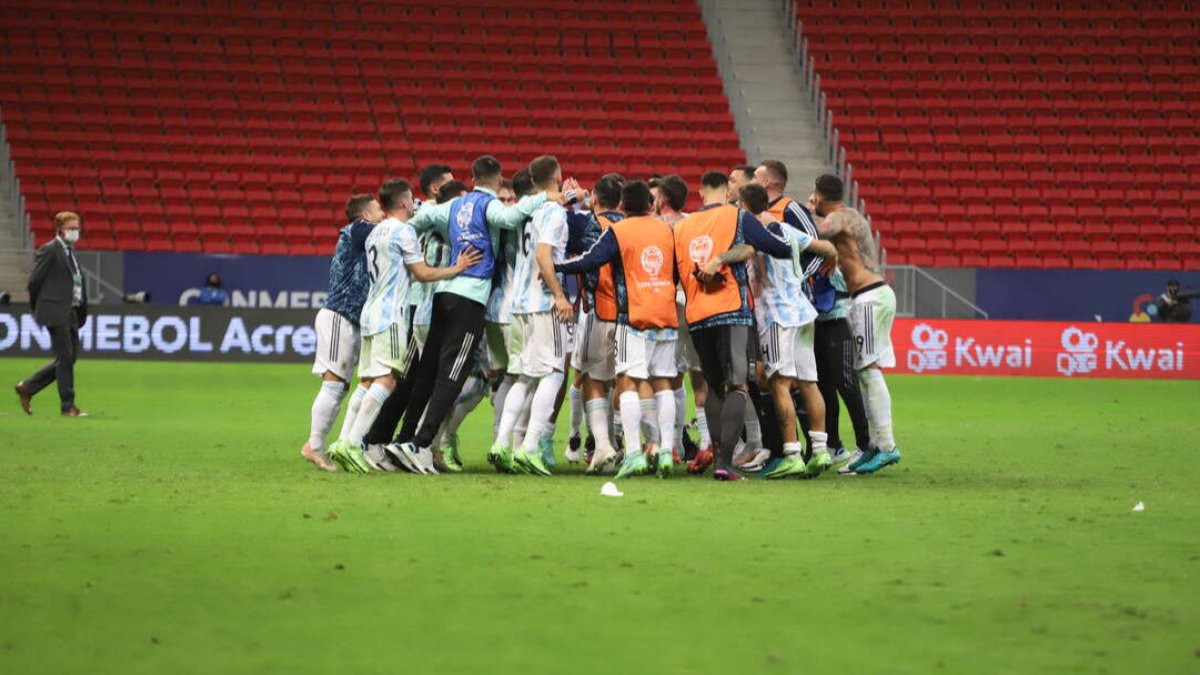Argentina celebra el pase a la final