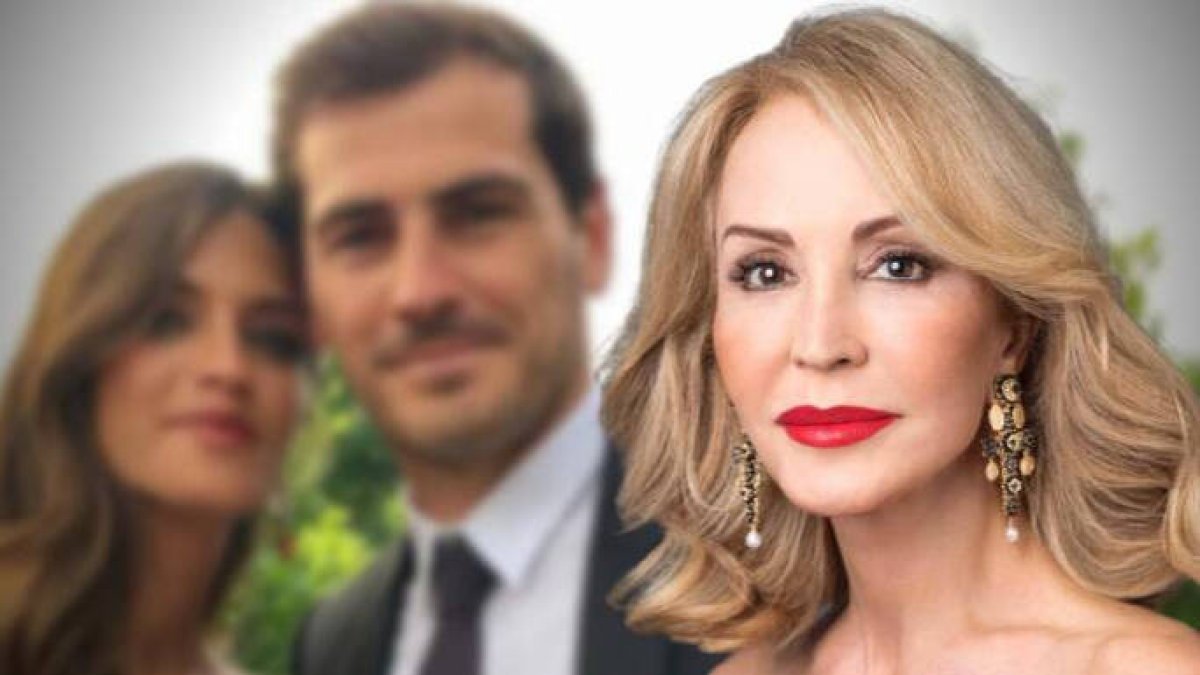 Carmen Lomana / Sara Carbonero e Iker Casillas.