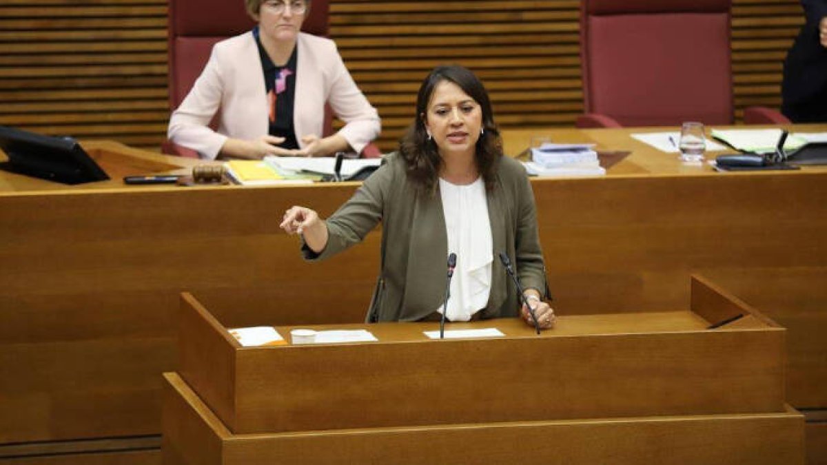 Yaneth Giraldo ha sido una de las diputadas más batalladoras de Ciudadanos contra la gestión del Botànic en los meses del estado de alarma
