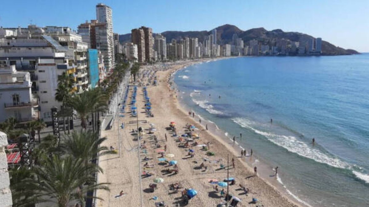 Playa de Levante de Benidorm
