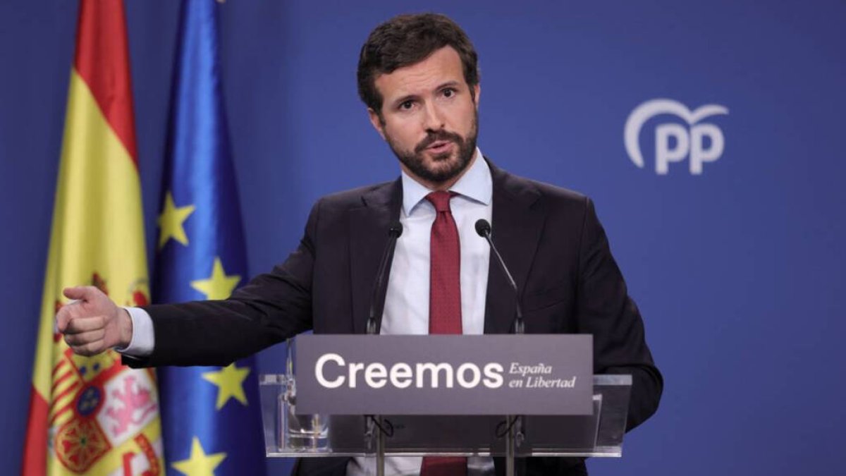Pablo Casado, líder del PP