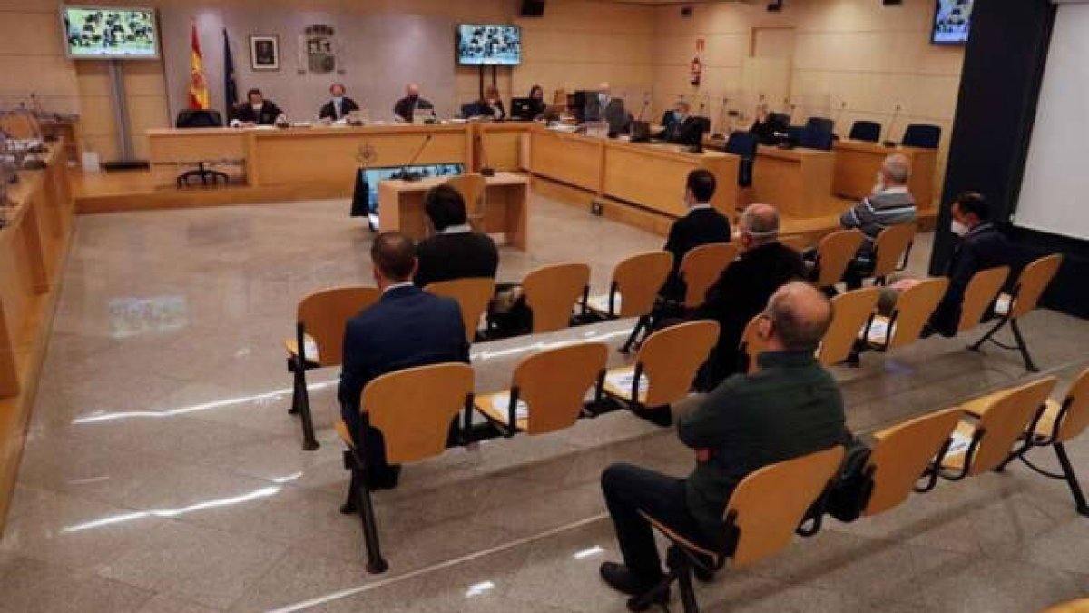 En la imagen, un momento del juicio celebrado en la Audiencia Nacional
