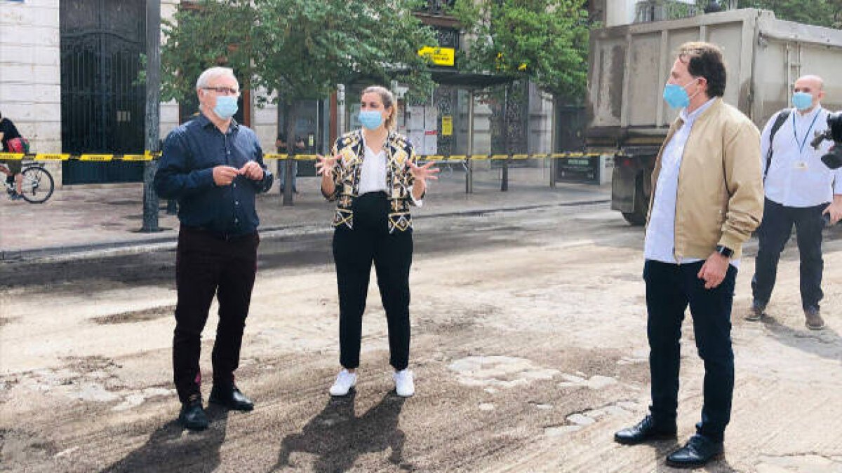Ribó, Gómez y Grezzi en una imagen de archivo