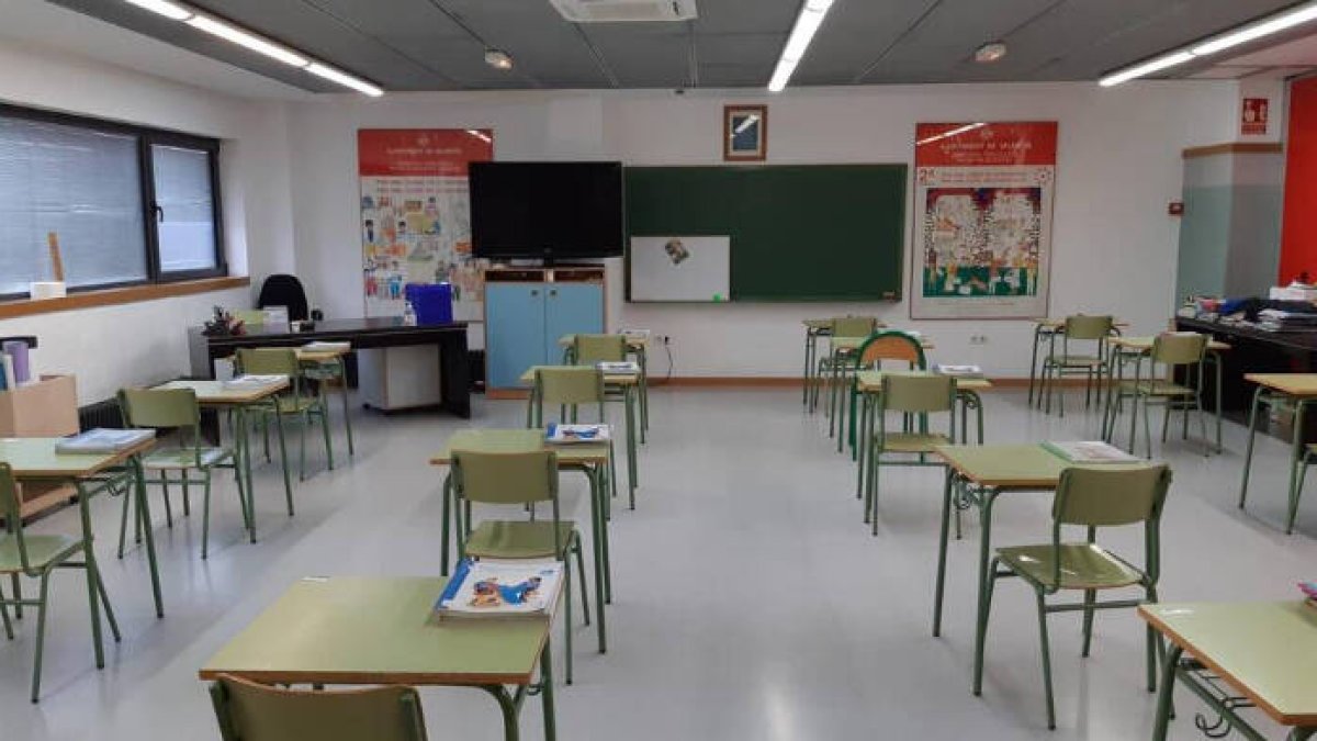 Este miércoles las aulas volverán a llenarse, literalmente