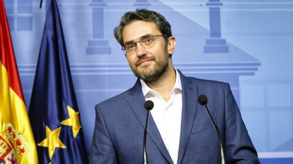 Máximo Huerta, en su despedida del ministerio