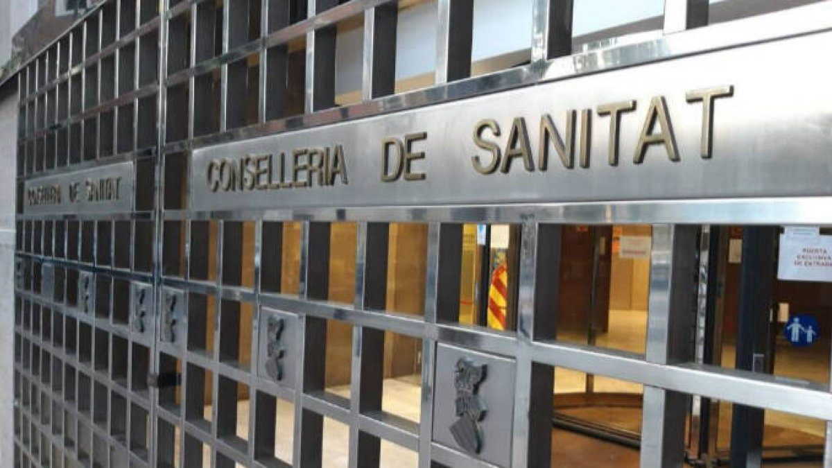 Portal de la Conselleria de Sanidad ubicada en Valencia