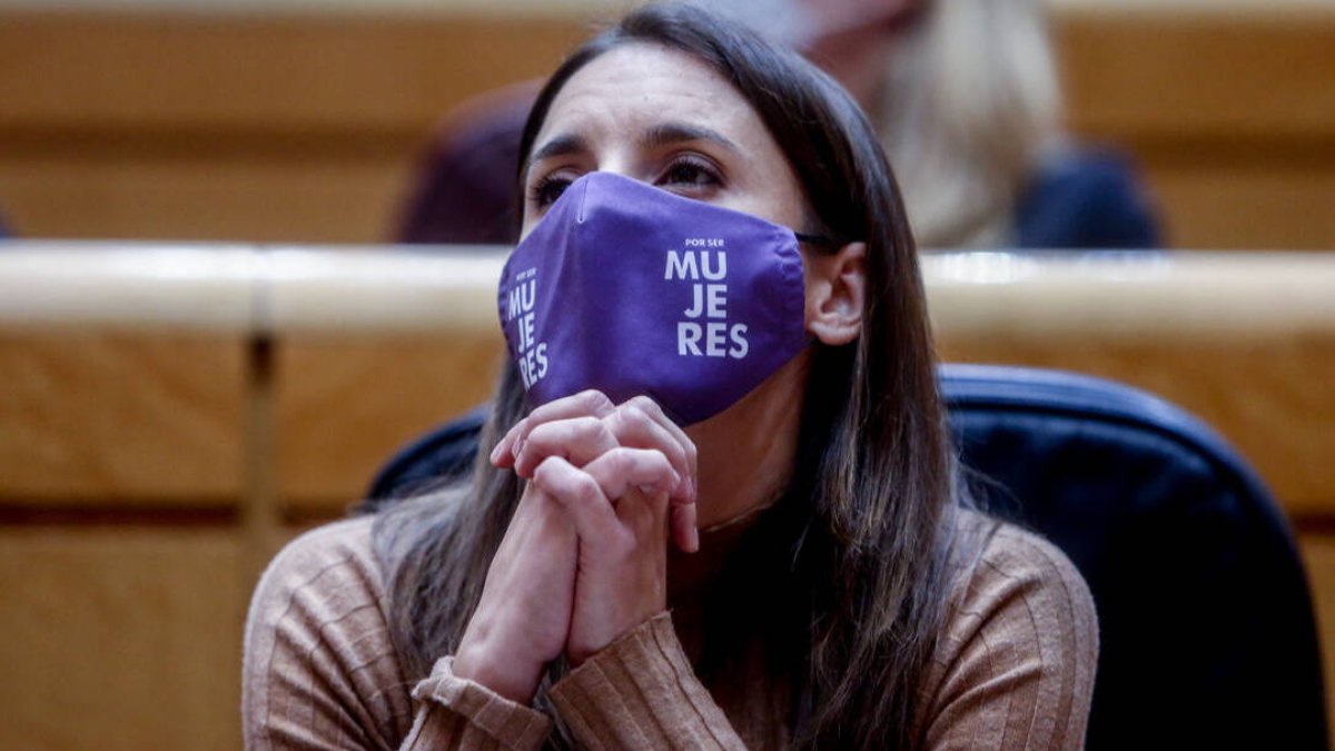 La ministra de Igualdad, Irene Montero