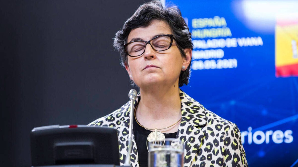 La ministra de Exteriores, Arancha González Laya