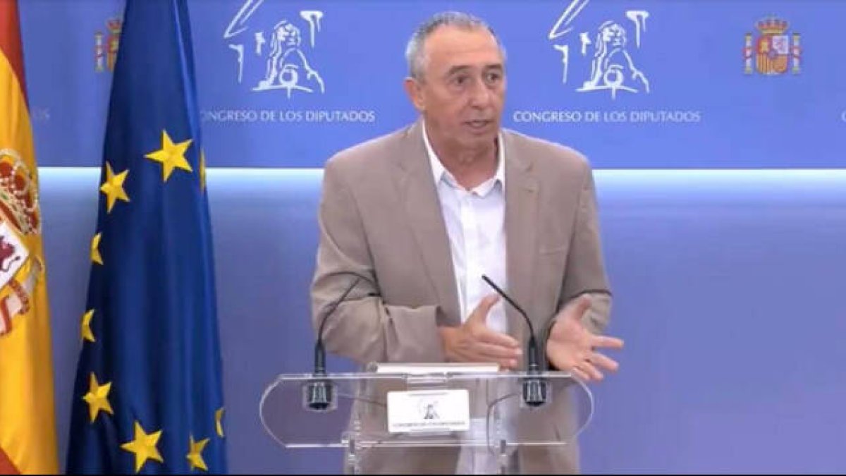Joan Baldoví, diputado de Compromís en el Congreso