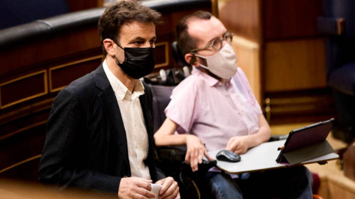 Pablo Echenique y Jaume Asens