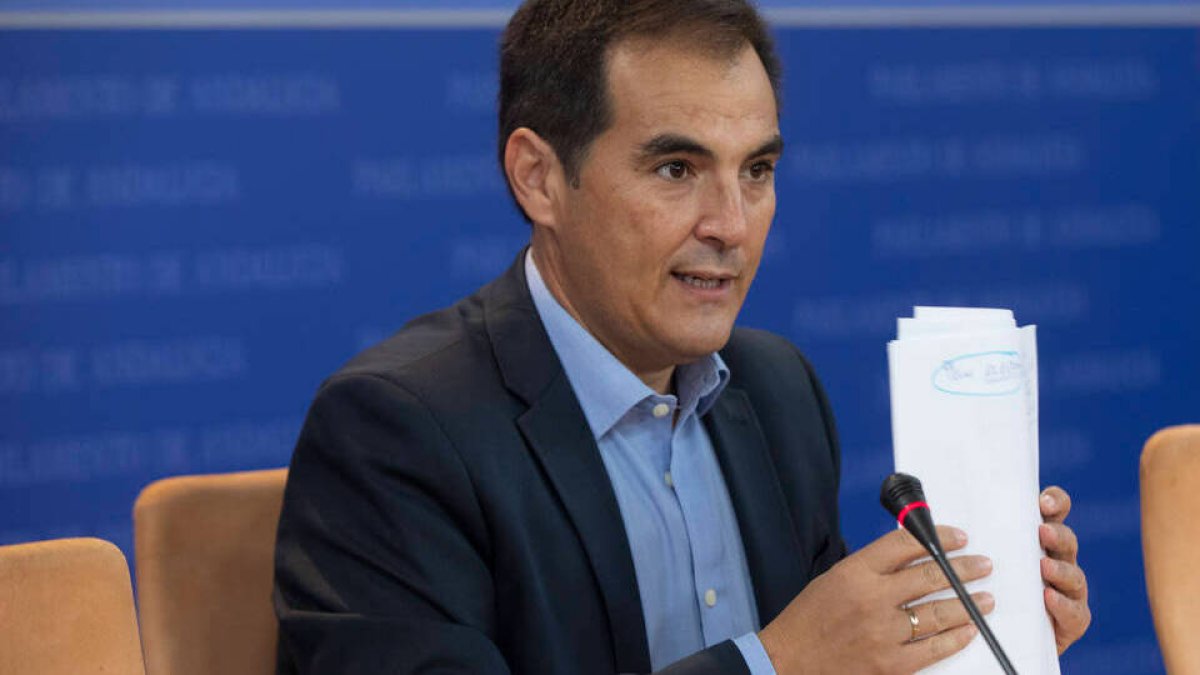 José Antonio Nieto, portavoz del Partido Popular en el Parlamento de Andalucía.