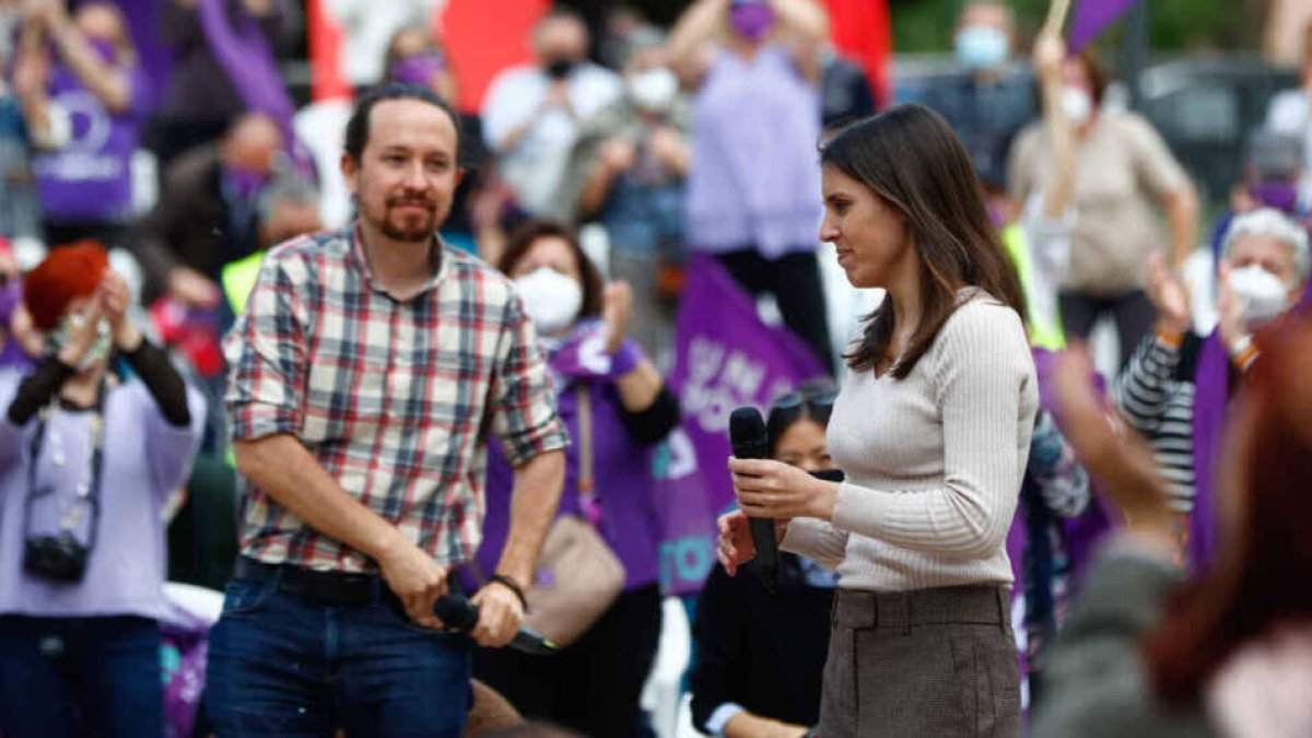 Iglesias y Montero en una foto de archivo.