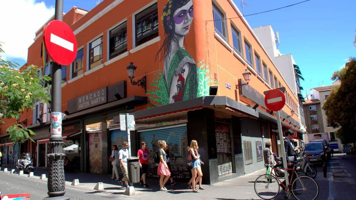 Barrio de Lavapiés: Mercado de Antón Martín. Foto Flickr: Manuel m.v