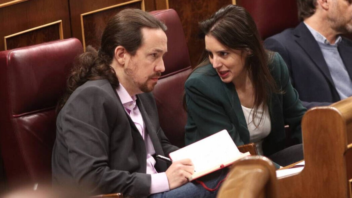 Pablo Iglesias e Irene Montero