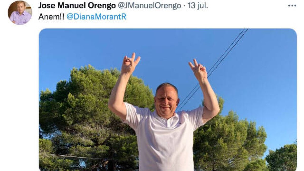 Orengo celebra la victoria de Diana Morant