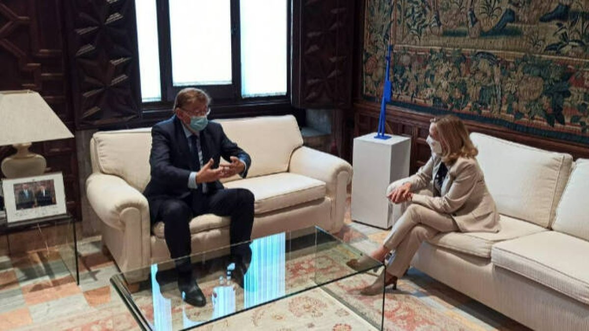 Ximo Puig y Nadia Calviño
