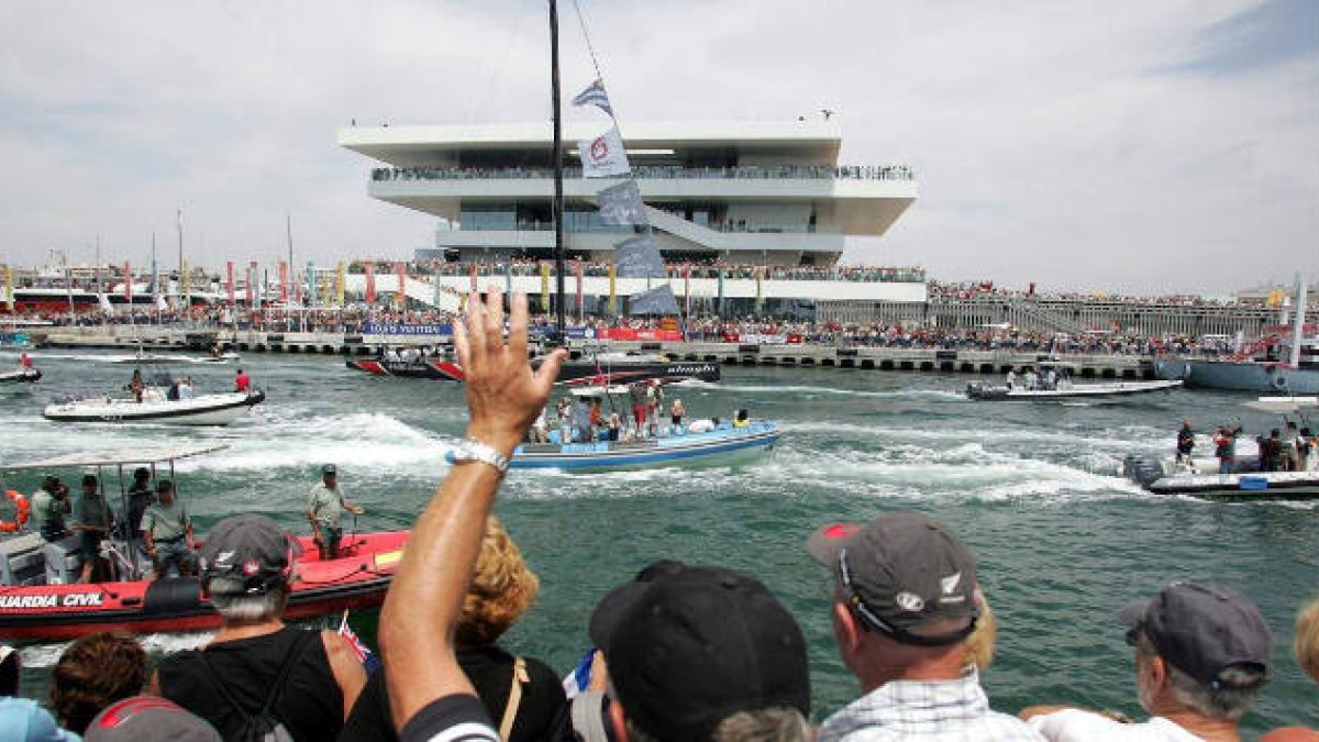 Imagen de la America's Cup en Valencia