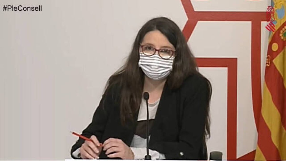 Mónica Oltra, vicepresidenta y portavoz del Consell
