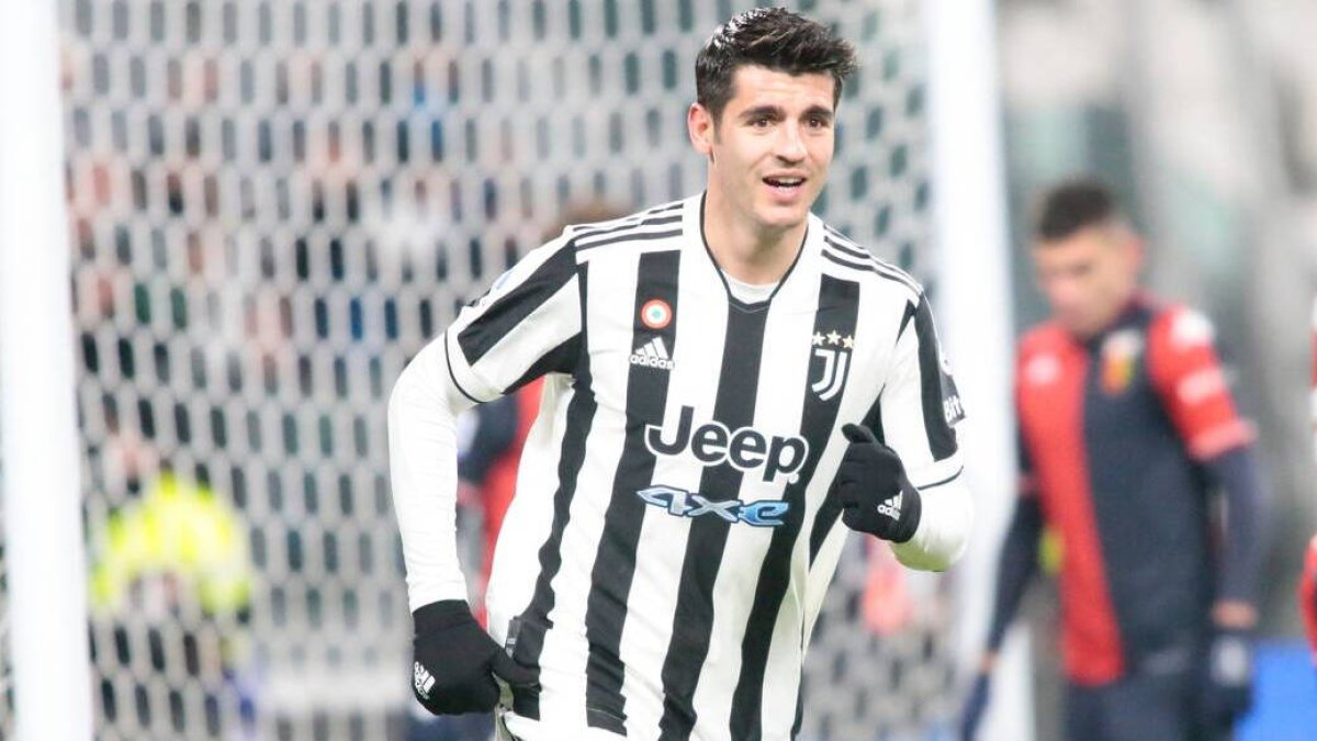 Álvaro Morata, delantero de la Juventus