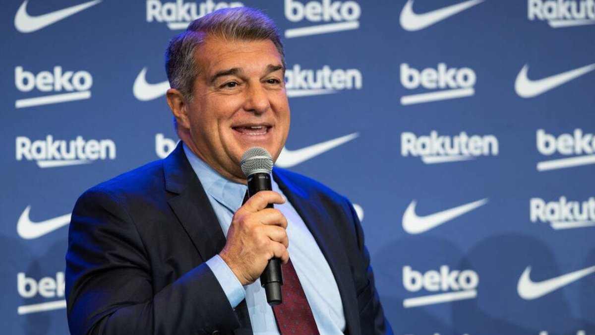 Joan Laporta, presidente del Barcelona