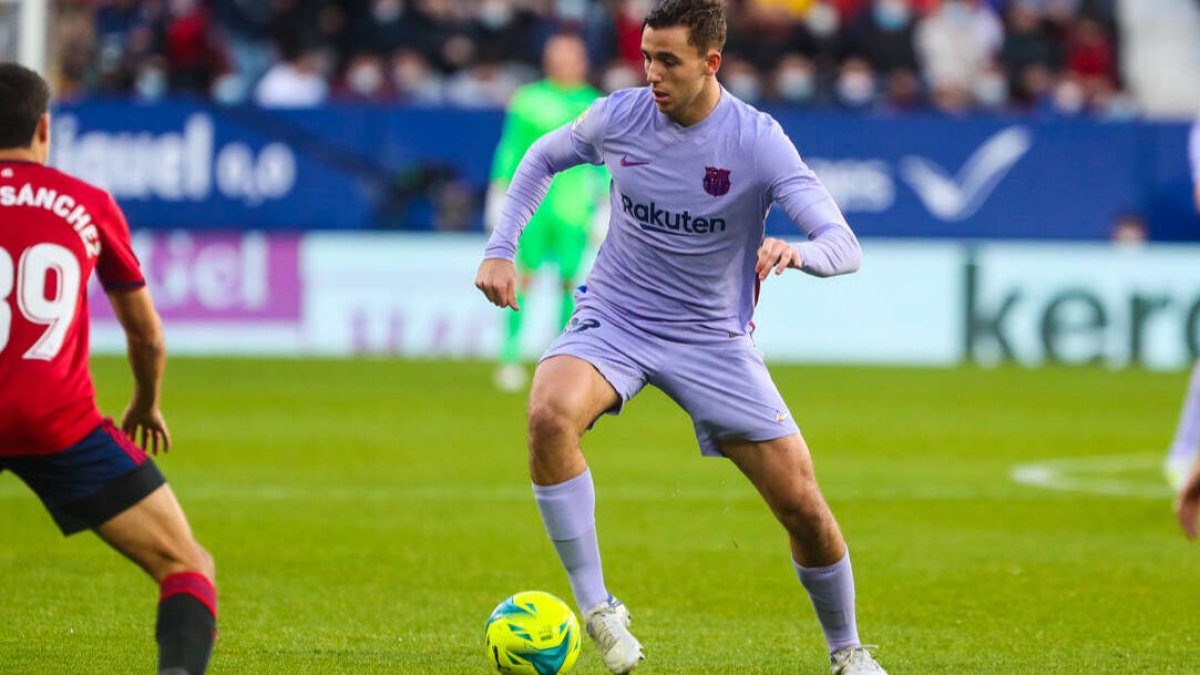 Nico González, goleador ante Osasuna / FOTO: FCB
