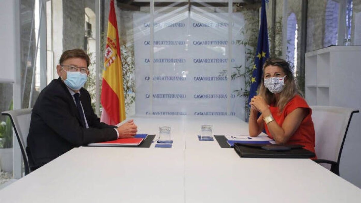 Yolanda Díaz ha dicho a Puig lo que los ministros socialistas no afirman con tanta claridad: que la Comunidad Valenciana es la autonomía peor financiada.