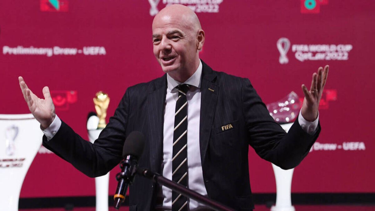 El presidente de la FIFA, Gianni Infantino