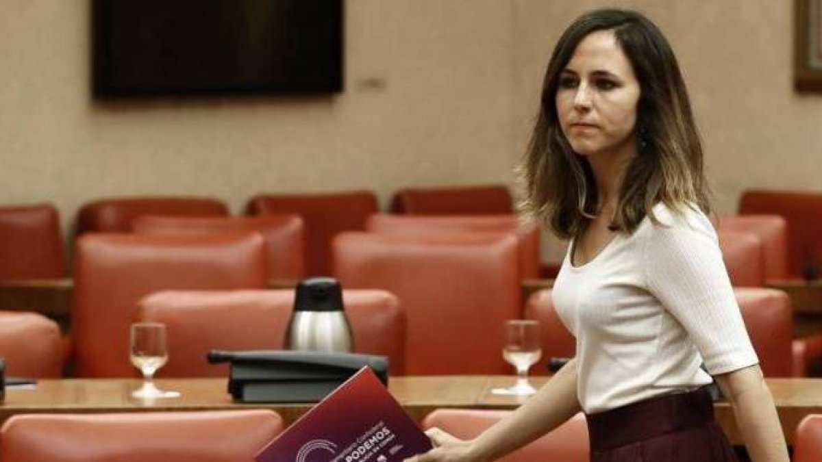 La líder de Podemos, Ione Belarra.