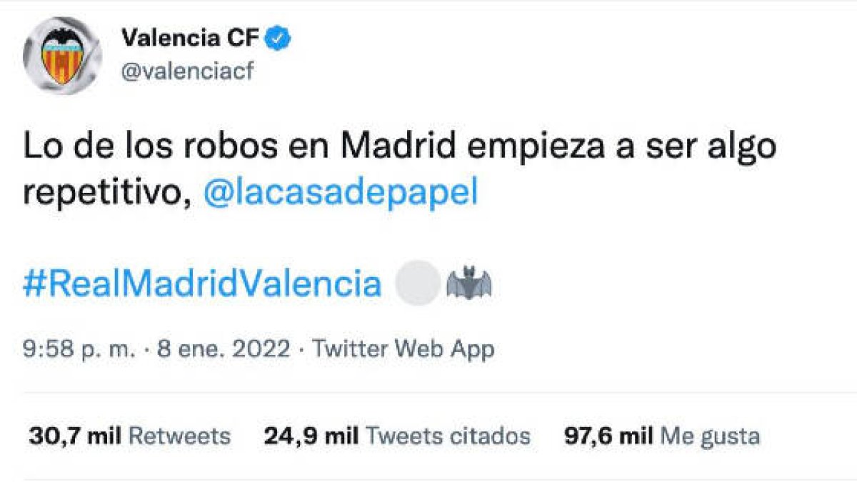 Tuit del Valencia CF