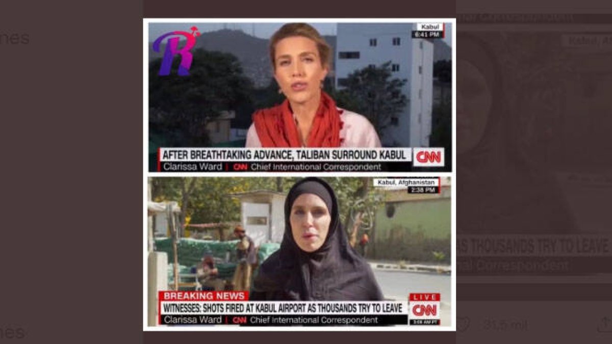 Ward ha matizado que siempre ha llevado velo en Kabul, antes y después de los talibanes.