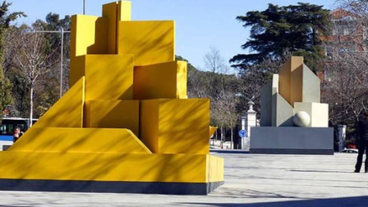 Obra de Gerardo Rueda en Madrid.