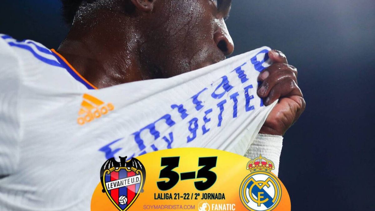 Vinicius celebra uno de los goles